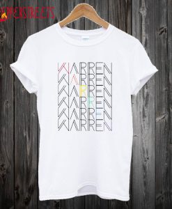 warren rainbow text T-Shirt