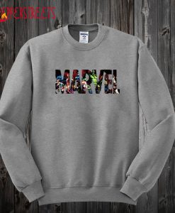 Marvel Logo Grey Sweatshirt