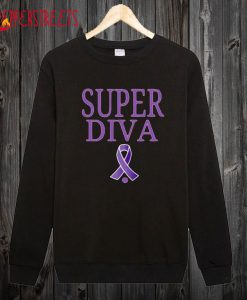 Super Diva Cancer Ruther Bader Ginsburg Sweatshirt