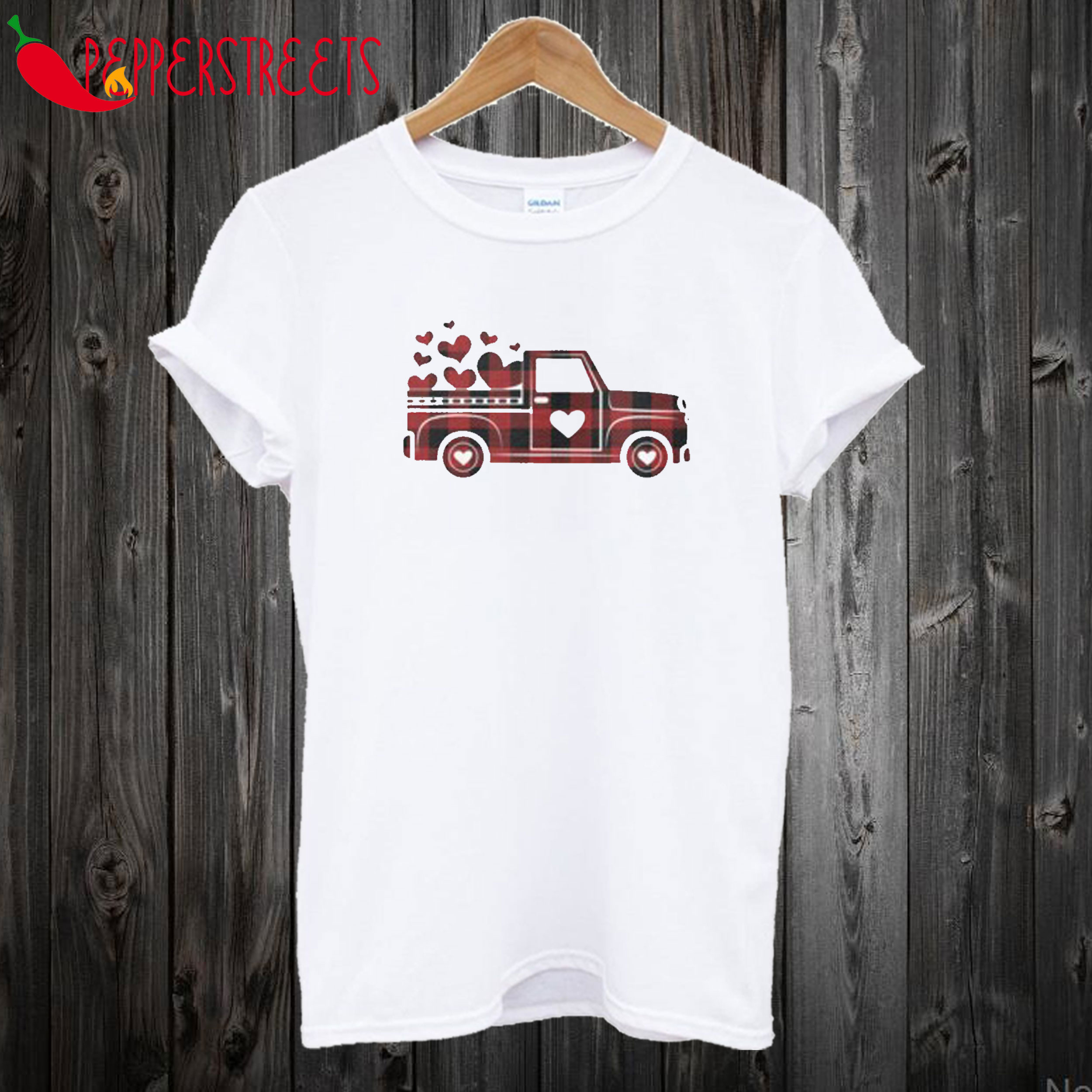 Buffalo plaid truck Classic T-Shirt