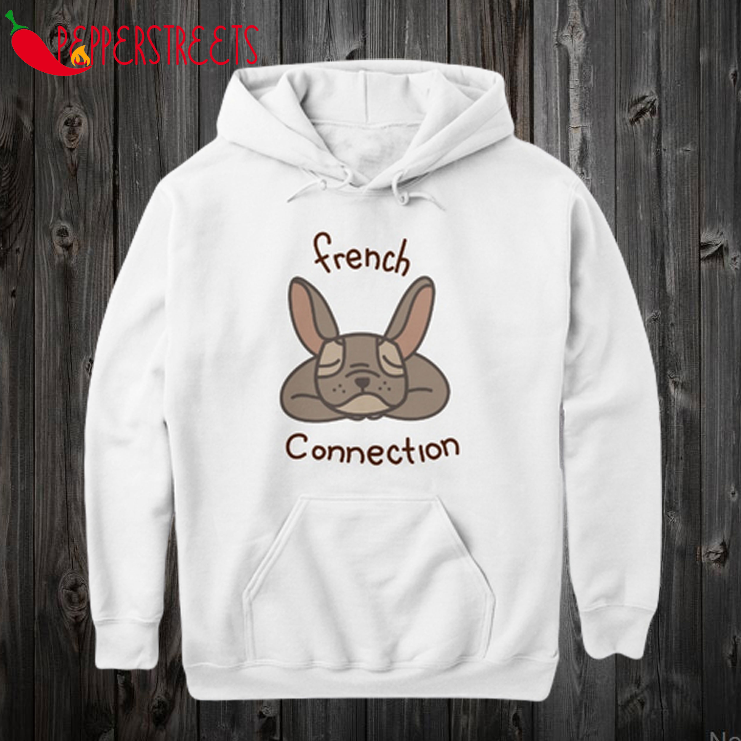 French Bulldog french connection Hoodie