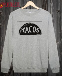 Ladies Slouchy Taco Lover Pullover Sweatshirt
