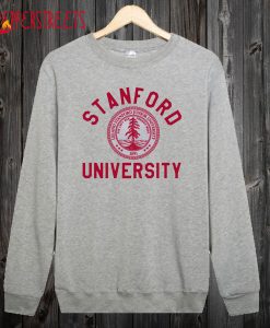 Stanford University Logo Grey Madam Annie Leblanc Grey Sweatshirt