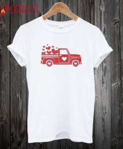 Truck with hearts Classic T-Shirt