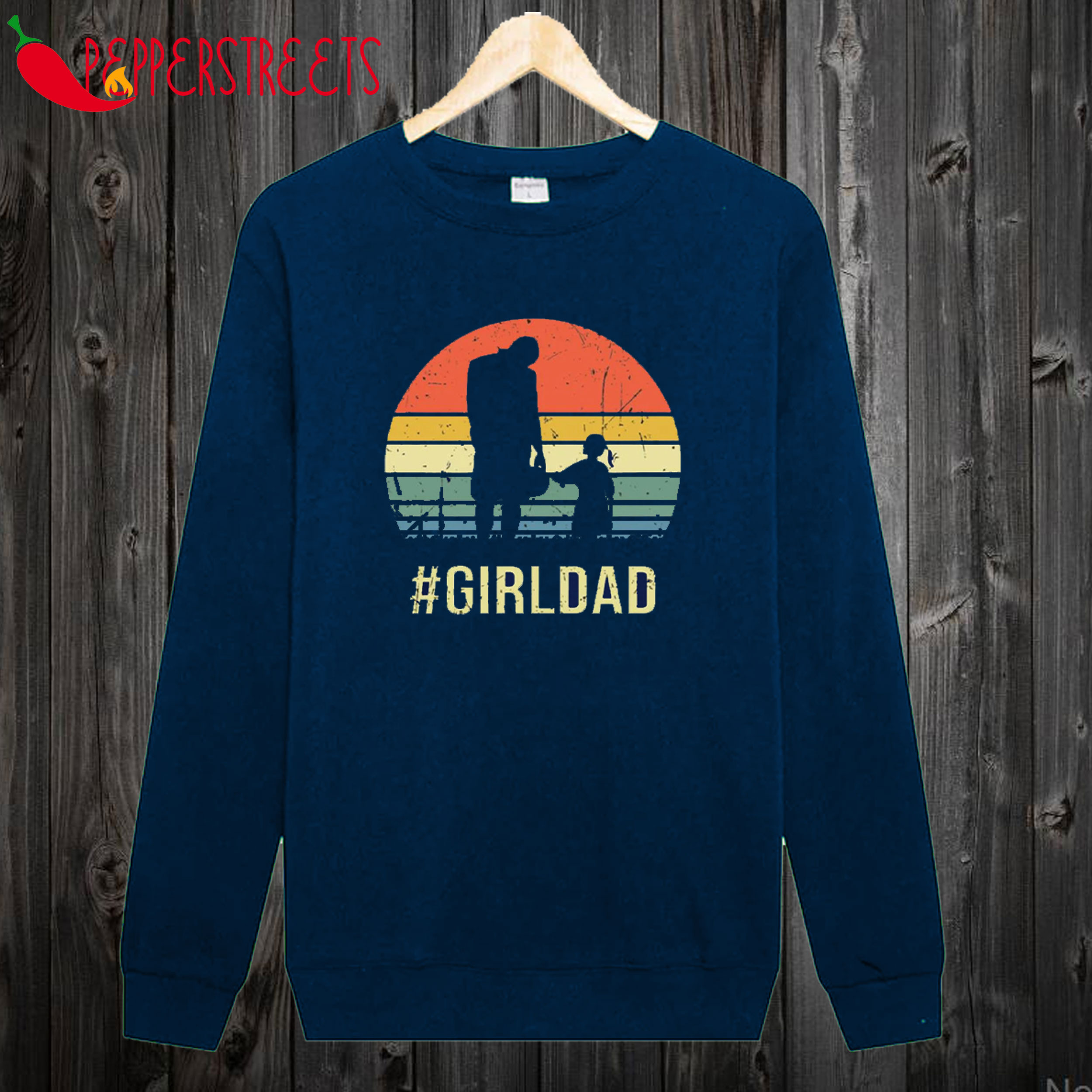 Vintage Girl Dad Sweatshirt