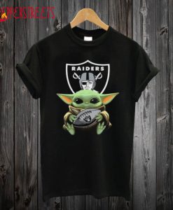 Baby Yoda And Raiders T Shirt