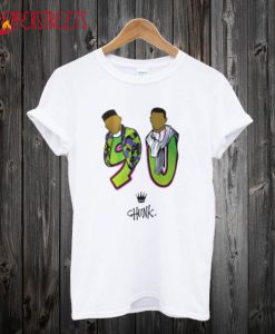 Chunk Fresh Prince 90 print Retro T shirt