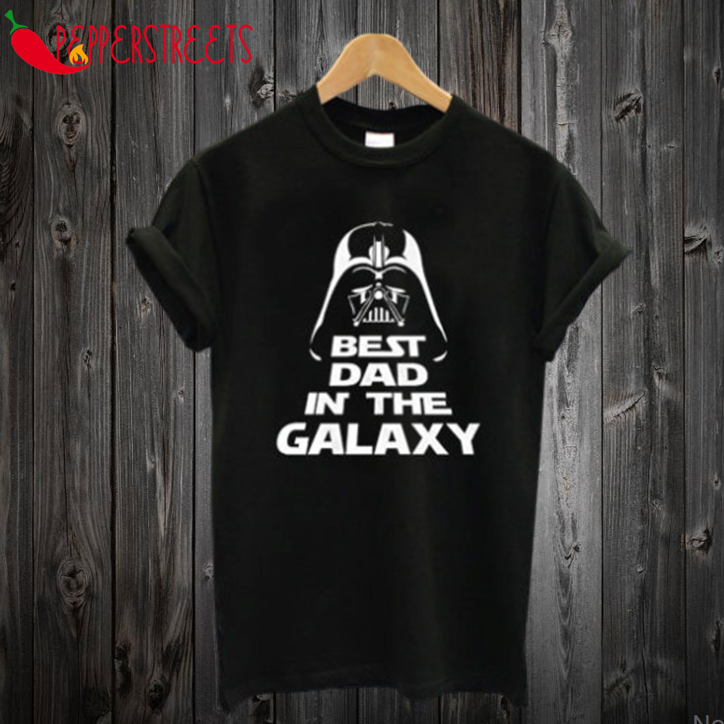 Cybertela Best Dad in The Galaxy T shirt