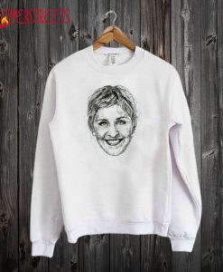 Ellen Degeneres White Sweatshirt
