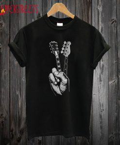 Hipster Bass Guitar T shirt