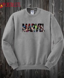 Marvel Logo Grey Sweatshirt