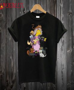 The Simpsons Crazy Cat Lady T-Shirt