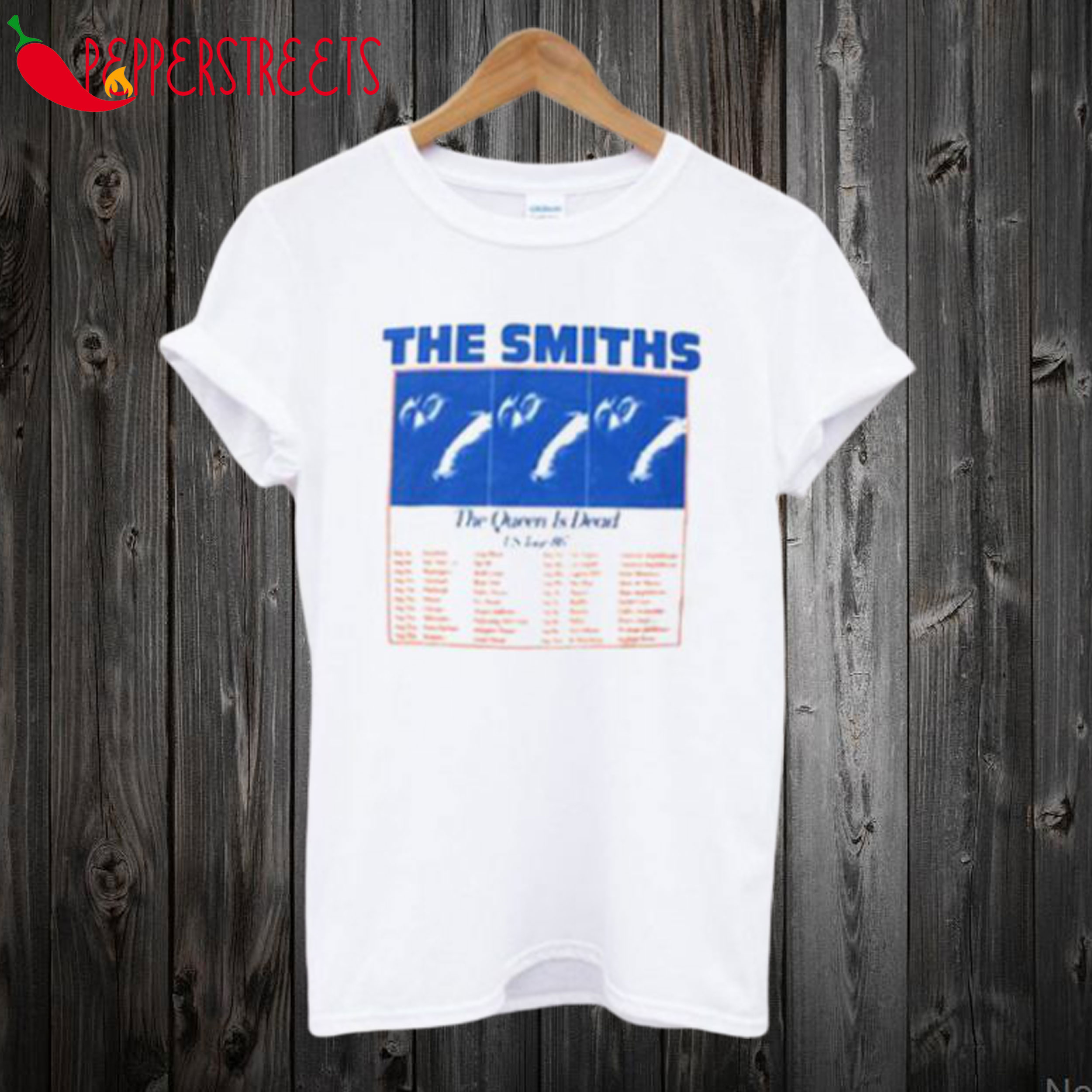 The Smiths The Queen Is Dead US Tour 86 T-shirt