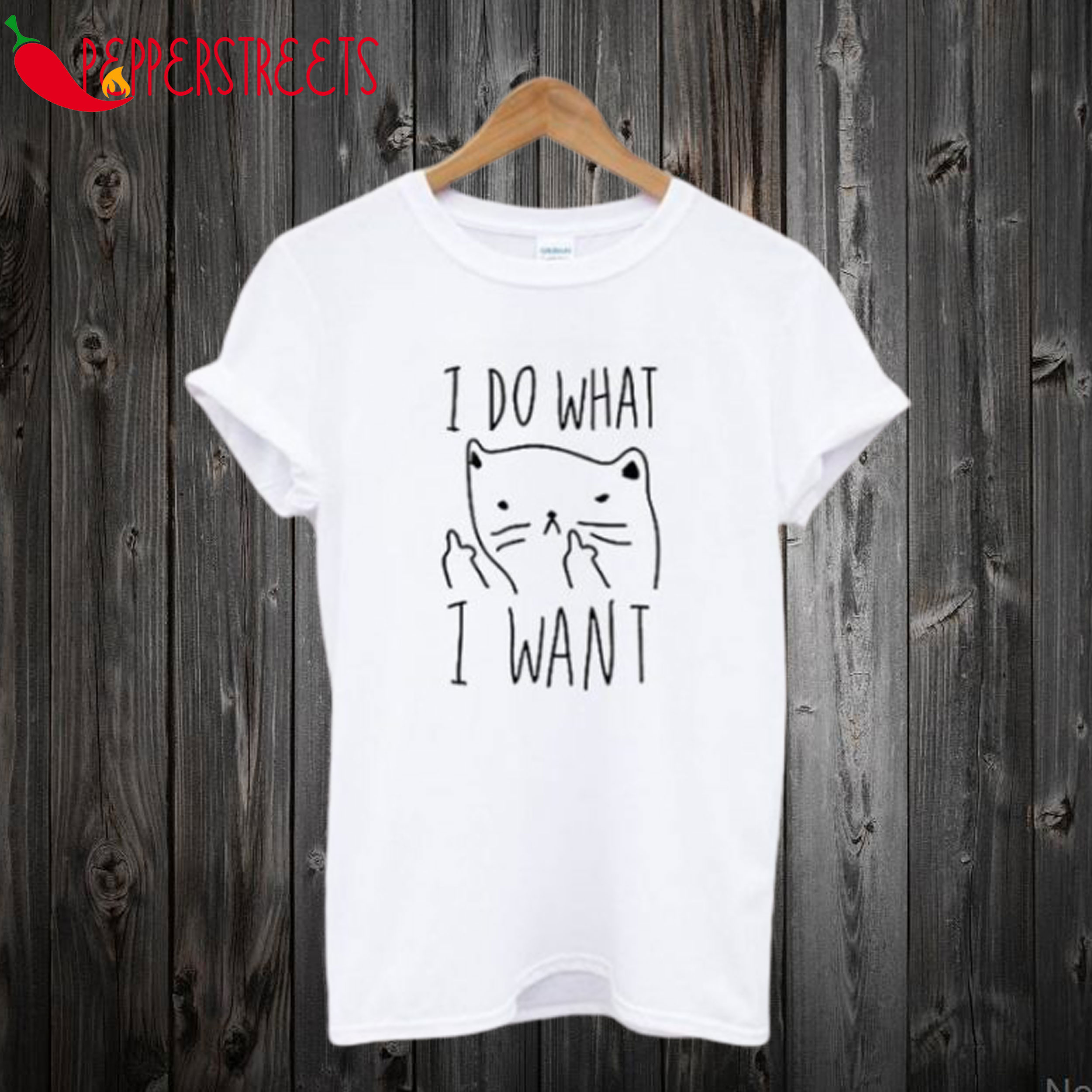 Who Cares Cat T-shirt