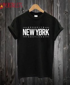 York Hustlers Printed Slogan Tshirt