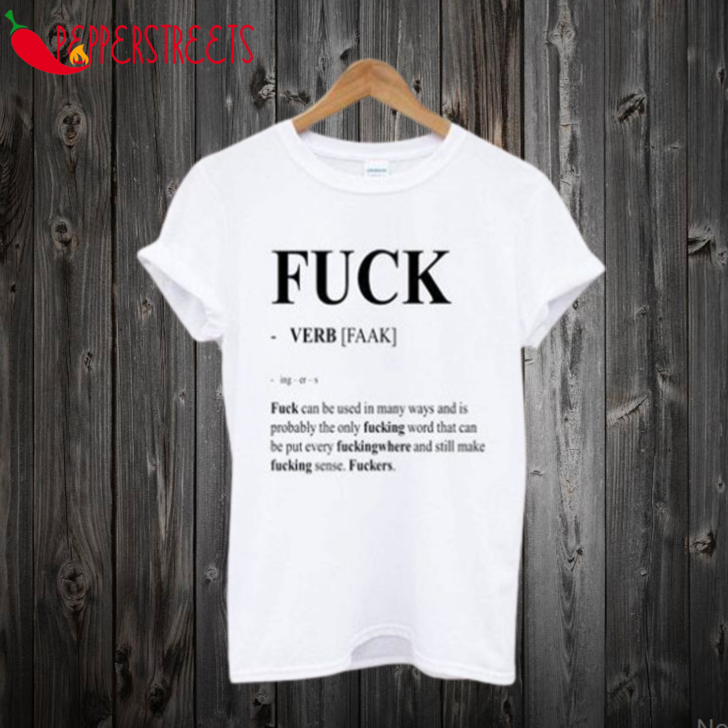 Fuck Verb Faak T Shirt