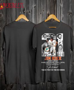 21 Jim Kiick Miami Dolphins Thank You For The Memories T Shirt