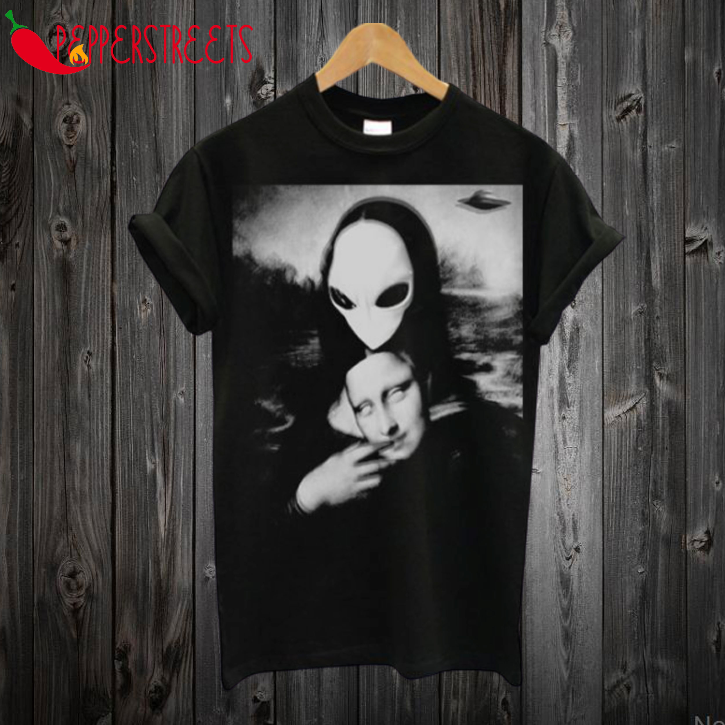 Alien Monalisa T shirt