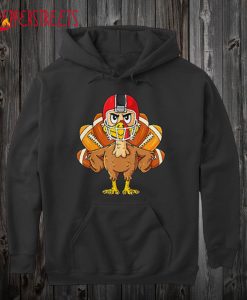 Thanksgiving Turkey Football Hoodie