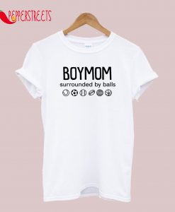 Boy Mom Surrounded By Balls T-Shirt