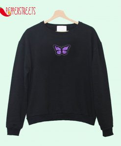 Butterfly Purple Sweatshirt