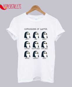 Expressions of Gunter - Adventure time T-Shirt