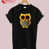 Hippie Owl Sunflower T-Shirt