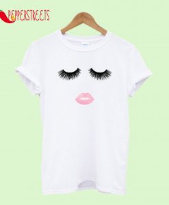 Lips And Lashes Makeup T-Shirt