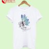 Lusumily Summe Cartoon Sequins Tops Butterfly T-Shirt