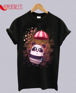 Panda 3d cute2 T-Shirt