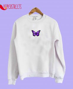 Purple Butterfly Sweatshirt