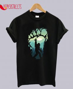 Shadow Bigfoot Middle Finger T-Shirt