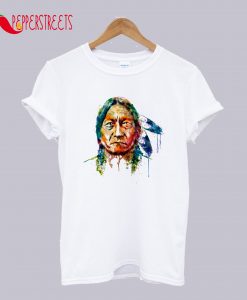 Sitting Bull Watercolor Painting T-Shirt