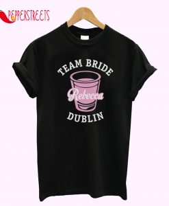 Team Bride Shot Glass Party T-Shirt