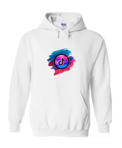 Tiktok Logo Colorful Hoodie