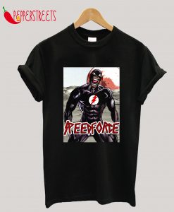 Black Flash Mars Slayer Font T-Shirt