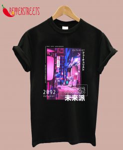 Japanese Street Cyberpunk Tokyo Street T-Shirt