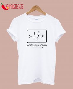 Math Teachers Aren't Mean T-Shirt