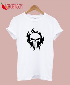 Punisher Skull Flames T-Shirt