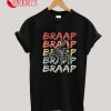 Retro Quad Bike Braap ATV Muddy Gift Idea T-Shirt