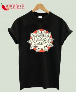 Rose Flower Ilustration T-Shirt