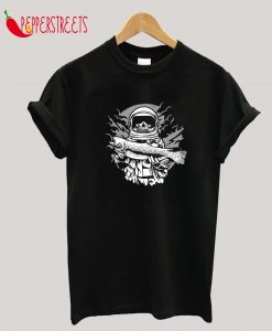 Astronaut Fisherman T-Shirt