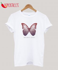 Butterfly Red Effect T-Shirt