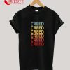 Creed Name Vintage Retro Gift Named Creed T-Shirt