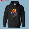 Two Blue Horses in Front of a Red Rock, Franz Marc Hoodie
