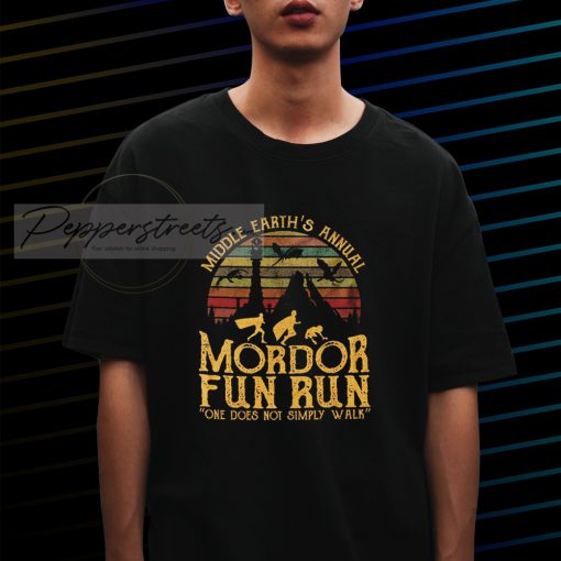 Hobbit Mordor Fun Run T-Shirt