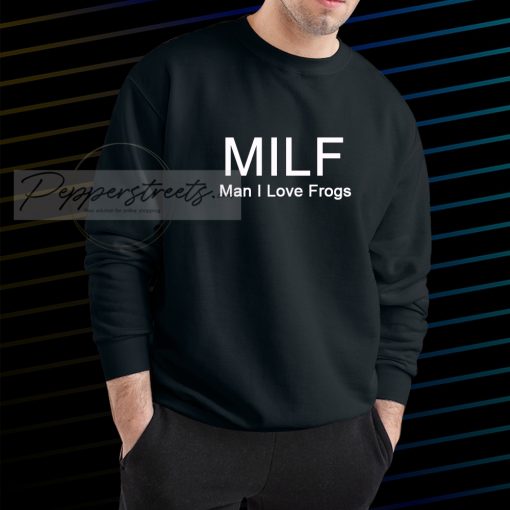 Man I Love Frogs Unisex Crewneck Sweatshirt