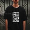 Fluorine uranium carbon potassium yttrium oxygen uranium T-shirt
