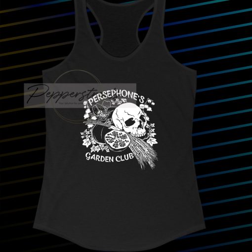 Persephone‘s Garden Club Greek Life Poem Pomegranate Gardening Tanktop