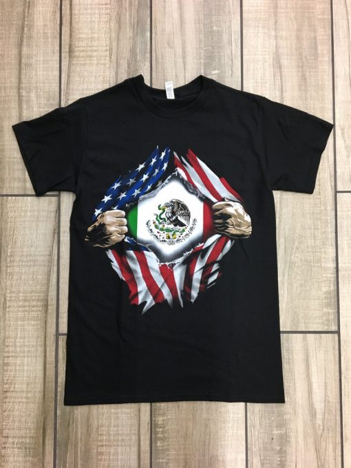 Super Mexican American T Shirt NF